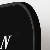 Gepersonaliseerde Nautische Kapitein Bootnaam Anke Pickleball Paddle (Links Detail)