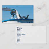 Gepersonaliseerde Nautische schip wiel zeilboot Visitekaartje (Voorkant / Achterkant)