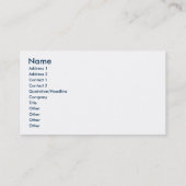 Gepersonaliseerde Nautische schip wiel zeilboot Visitekaartje (Achterkant)