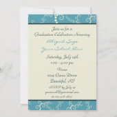 Gepersonaliseerde nautische zeilboot Afstuderen Ui Kaart (Achterkant)