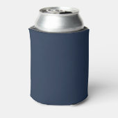 Gepersonaliseerde Navy Blue Wedding Koelbox Blikjeskoeler (Blikje Achterkant)