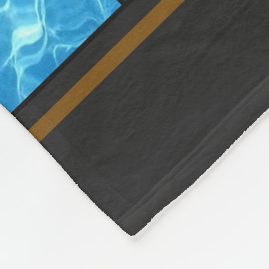 Gepersonaliseerde Navy Now Vliegtuig Carrier Fleece Deken (Hoek)