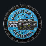 Gepersonaliseerde Navy Now's Vliegtuig Carrier Str Dartbord<br><div class="desc">Een leuk volledig aanpasbaar vliegtuig carrier dartbord voor de militaire of marine cultuur fan van de familie. Beschikt over een aangepaste vliegtuig carrier met volledig aanpasbare tekstsecties. Wijzig eenvoudig de gewenste namen of tekst. Geniet ervan!</div>