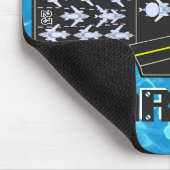 Gepersonaliseerde Navy Now's Vliegtuig Carrier Str Muismat (Hoek)