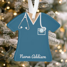 Gepersonaliseerde Navy Nurse Scrubs