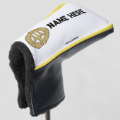 Gepersonaliseerde Navy Theme Golf Putter Hoesje Golfheadcover (3/4 voorkant)
