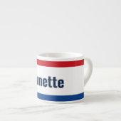 Gepersonaliseerde Nederlandse vlag Espresso Kop (Voorkant rechts)