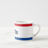 Gepersonaliseerde Nederlandse vlag Espresso Kop (Rechts)