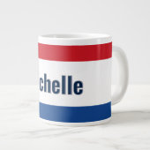 Gepersonaliseerde Nederlandse vlag Grote Koffiekop (Voorkant rechts)