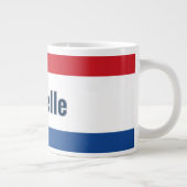 Gepersonaliseerde Nederlandse vlag Grote Koffiekop (Rechts)