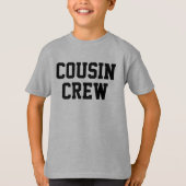 Gepersonaliseerde neef Crew Sportieve Stijl T-shirt (Voorkant)