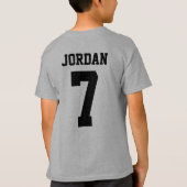 Gepersonaliseerde neef Crew Sportieve Stijl T-shirt (Achterkant)