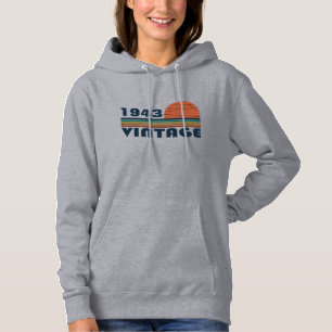 Gepersonaliseerde negentig vintage 90ste verjaarda hoodie