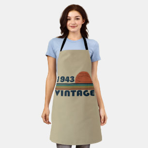 Gepersonaliseerde negentig vintage 90ste verjaarda schort