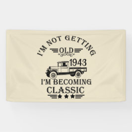 Gepersonaliseerde negentig vintage 90ste verjaarda spandoek