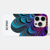 Gepersonaliseerde Neon Kleurrijk Case-Mate iPhone Case (Achterkant (horizontaal))