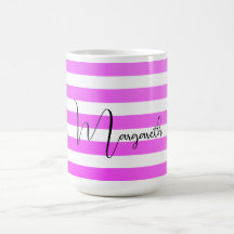Gepersonaliseerde Neon Paarse Gradient Stripes