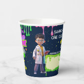 Gepersonaliseerde Neon Science STEM Experiment Par Papieren Bekers (Links)