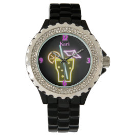 Gepersonaliseerde Neon Watch Horloge