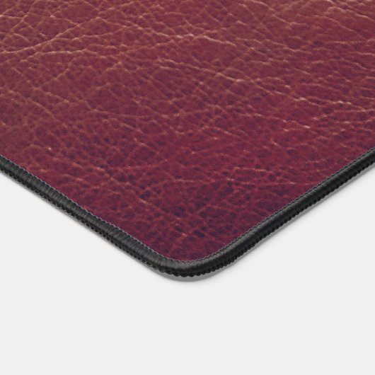 Gepersonaliseerde nep lederen bureaumat (Hoek)