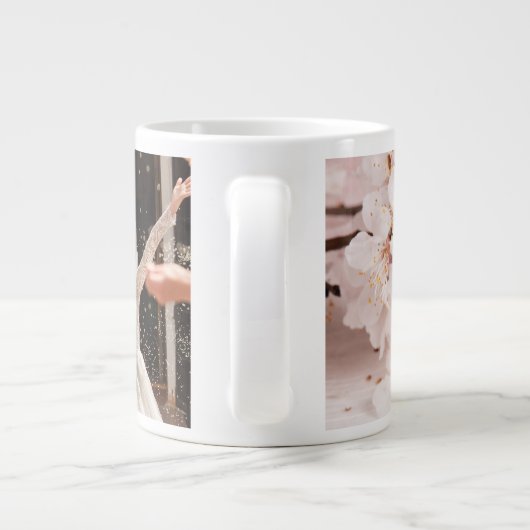 Gepersonaliseerde net getrouwde koffie Mok (Achterkant)