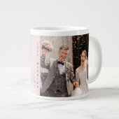 Gepersonaliseerde net getrouwde koffie Mok (Voorkant rechts)