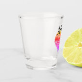 Gepersonaliseerde Netball Coach Gift Idee Shot Glas (Links)