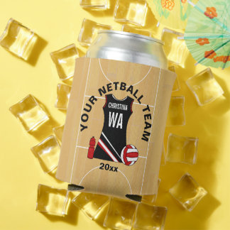 Gepersonaliseerde Netball speler team award Blikjeskoeler