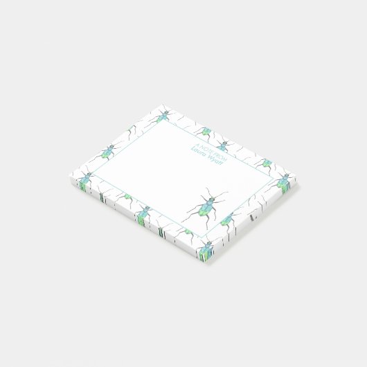 Gepersonaliseerde netten post-it® notes (Schuin)