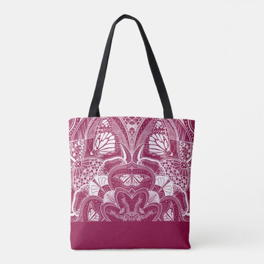 Gepersonaliseerde netten tote bag (Achterkant)