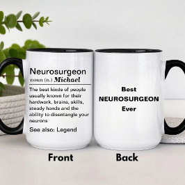 Gepersonaliseerde neurochirurg-definitie mok