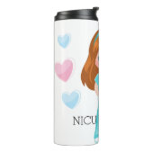 Gepersonaliseerde NICU Verpleegkundige Holding Bab Thermosbeker (Gedraaid links)