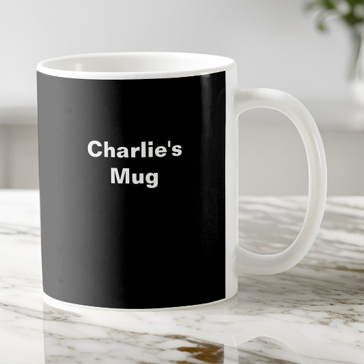 Gepersonaliseerde niet altijd zwart of wit Coder z Koffiemok