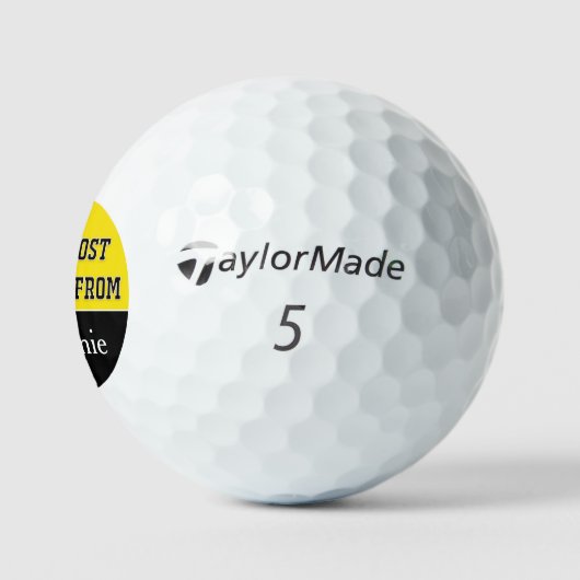 Gepersonaliseerde niet verloren Taylor Made TP5 Go Golfballen (Logo)