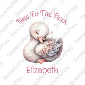 Gepersonaliseerde nieuw voor de kudde - Swan Romper