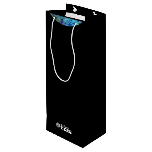 GEPERSONALISEERDE NIEUW-ZEELAND KIWI PAUA WINE GIF WIJN CADEAUTAS (Achterkant Gekanteld)