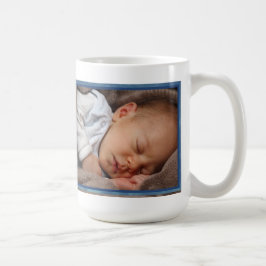 Gepersonaliseerde nieuwe baby/grootouder oom tante koffiemok