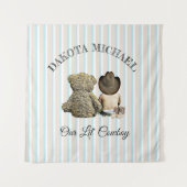 Gepersonaliseerde nieuwe Baby Nursery Tapestry Wandkleed (Voorkant)