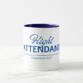 Gepersonaliseerde nieuwe Flight Attendant Gift Mok (Midden)