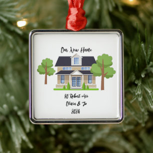 GEPERSONALISEERDE NIEUWE HOME FOTO ORNAMENT