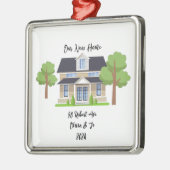 GEPERSONALISEERDE NIEUWE HOME FOTO ORNAMENT (Links)