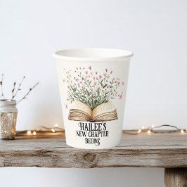 Gepersonaliseerde nieuwe hoofdstuk begint boek Bab Papieren Bekers
