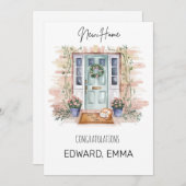 Gepersonaliseerde Nieuwe Huis Gefeliciteerd Kaart (Voorkant / Achterkant)