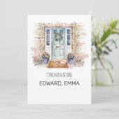 Gepersonaliseerde Nieuwe Huis Gefeliciteerd Kaart (Staand voorkant)