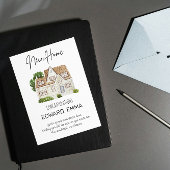 Gepersonaliseerde Nieuwe Huis Gefeliciteerd Kaart