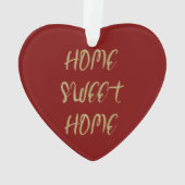 Gepersonaliseerde Nieuwe Huis Ornament - Acryl Kee (achterkant)