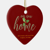 Gepersonaliseerde Nieuwe Huis Ornament - Housewarm (Rechts)