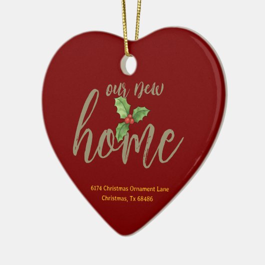 Gepersonaliseerde Nieuwe Huis Ornament - Housewarm (Links)
