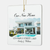 Gepersonaliseerde Nieuwe Huis Ornament, Realtor Gi Keramisch Ornament (Links)