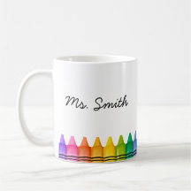 Gepersonaliseerde Nieuwe Leraar Gift Naam Crayon M